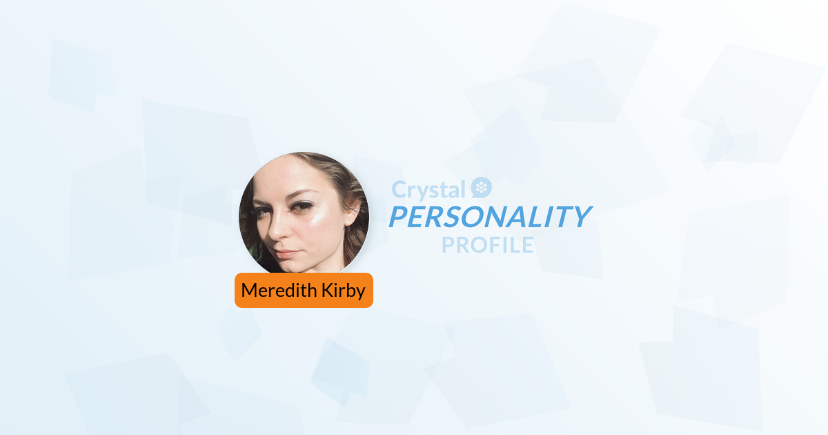Meredith Kirby Personality Profile